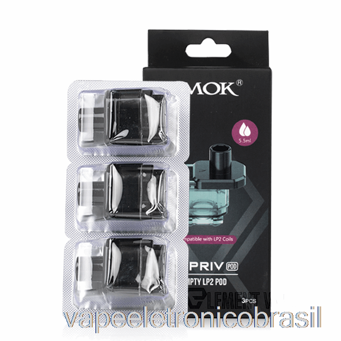 Vape Recarregável Smok G-priv Pods De Substituição [lp2] 5,5ml G-priv Pods